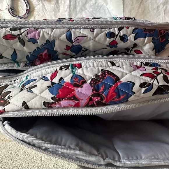 Set Vera Bradley Essential Large Backpack  Vineyard Floral, Zip ID & Lanyard NWT main image 8